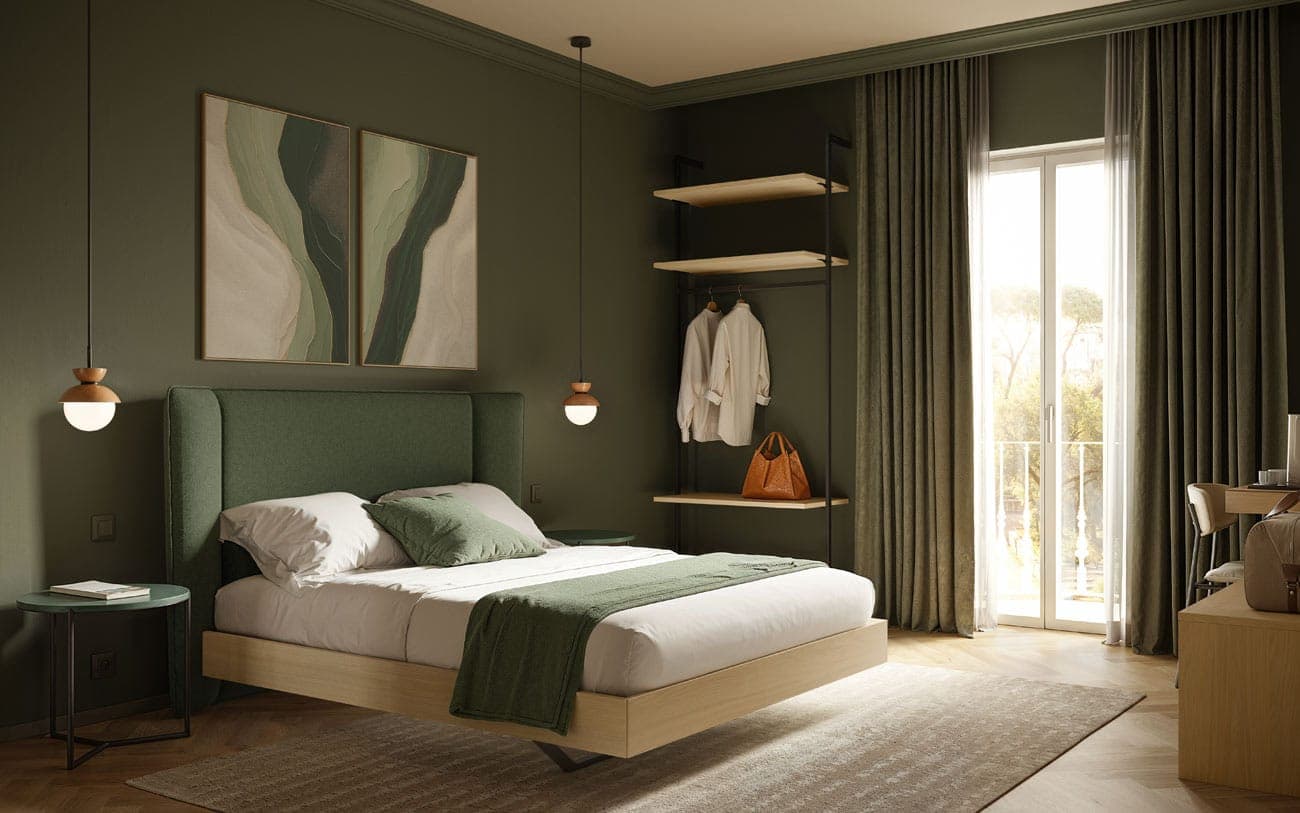 Letto matrimoniale Dedalo mixed — PensareCasa Torino