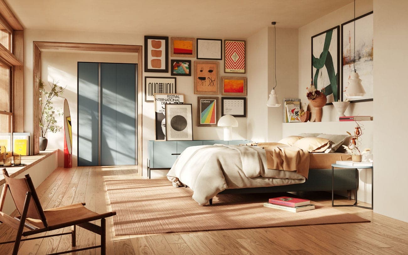 Camera da letto di design — PensareCasa Torino