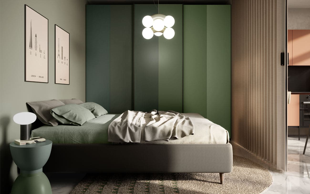 Camera da letto eclettica — PensareCasa Torino