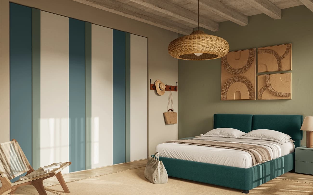 Armadio battente tocco mediterraneo — PensareCasa Torino