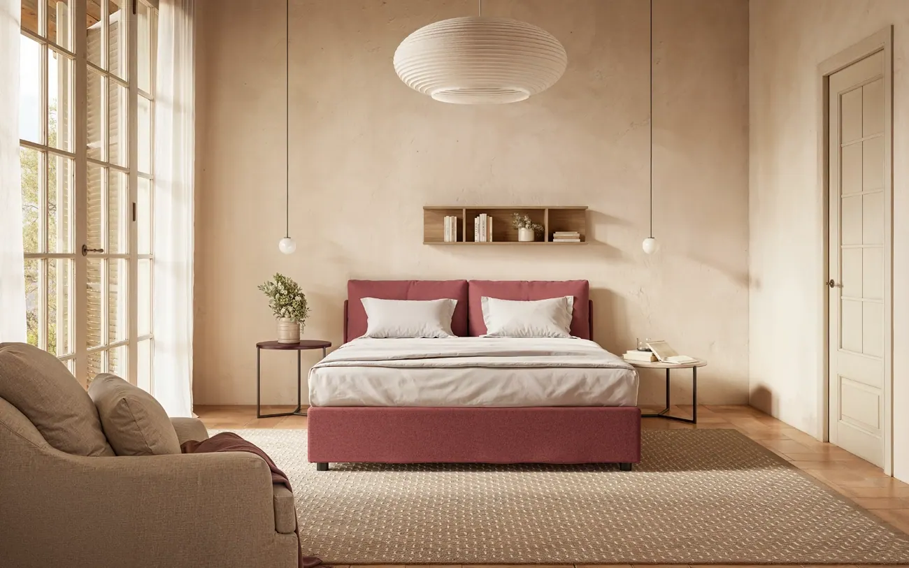Camera da letto in casale rinnovato — PensareCasa Torino — foto 2