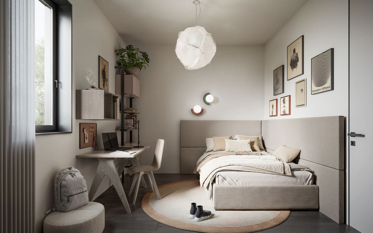 Letto singolo contenitore Sommier — PensareCasa Torino