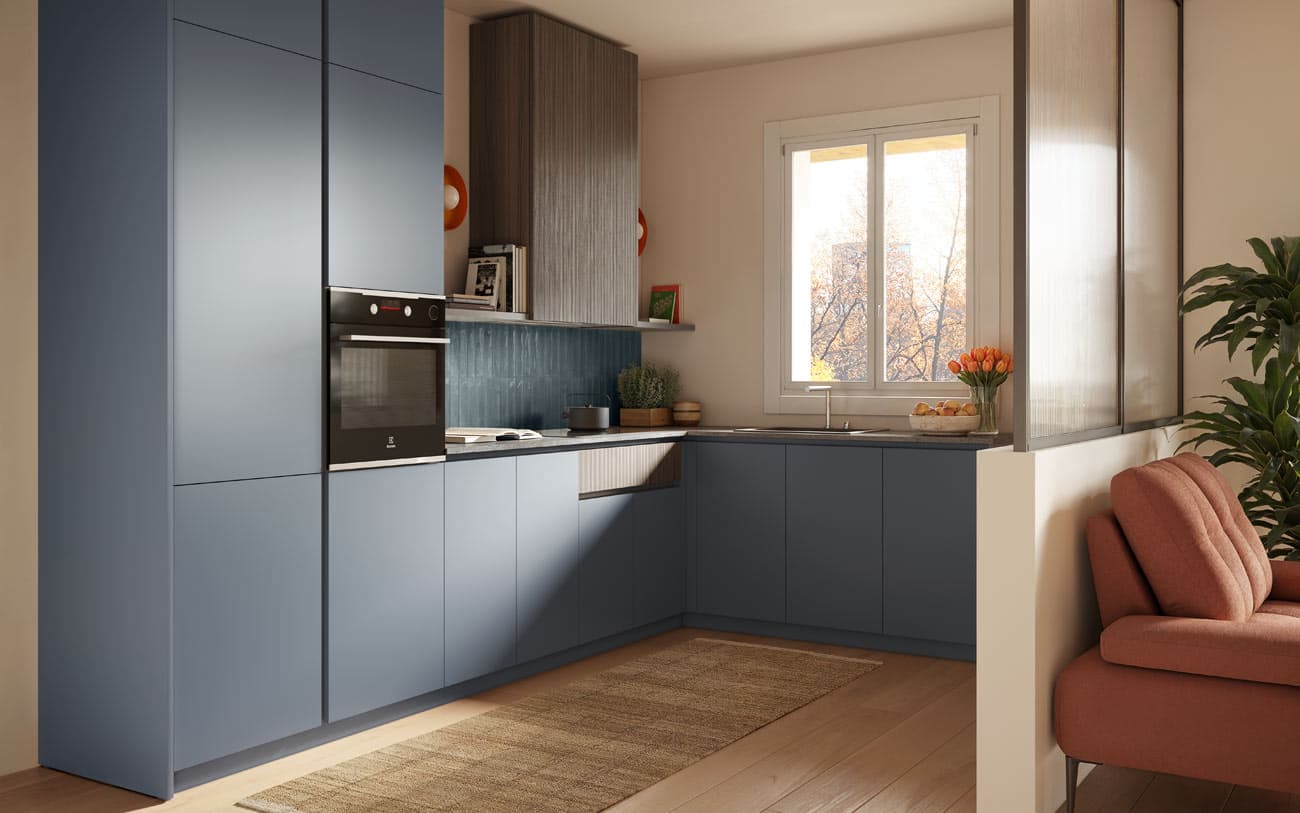 Cucina angolare in PET — PensareCasa Torino
