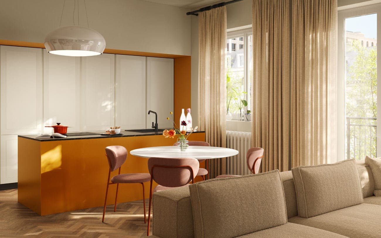 Cucina colorata — PensareCasa Torino — foto 2