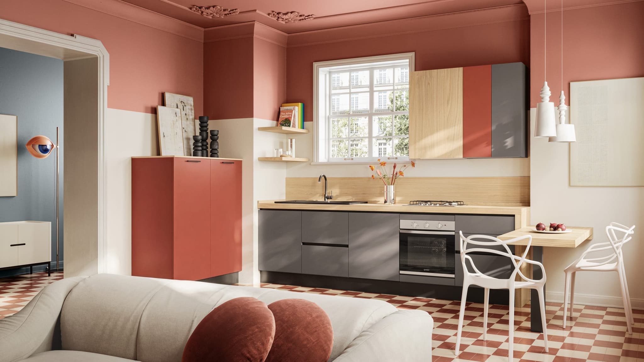 Cucina eclettica e vivace — PensareCasa Torino