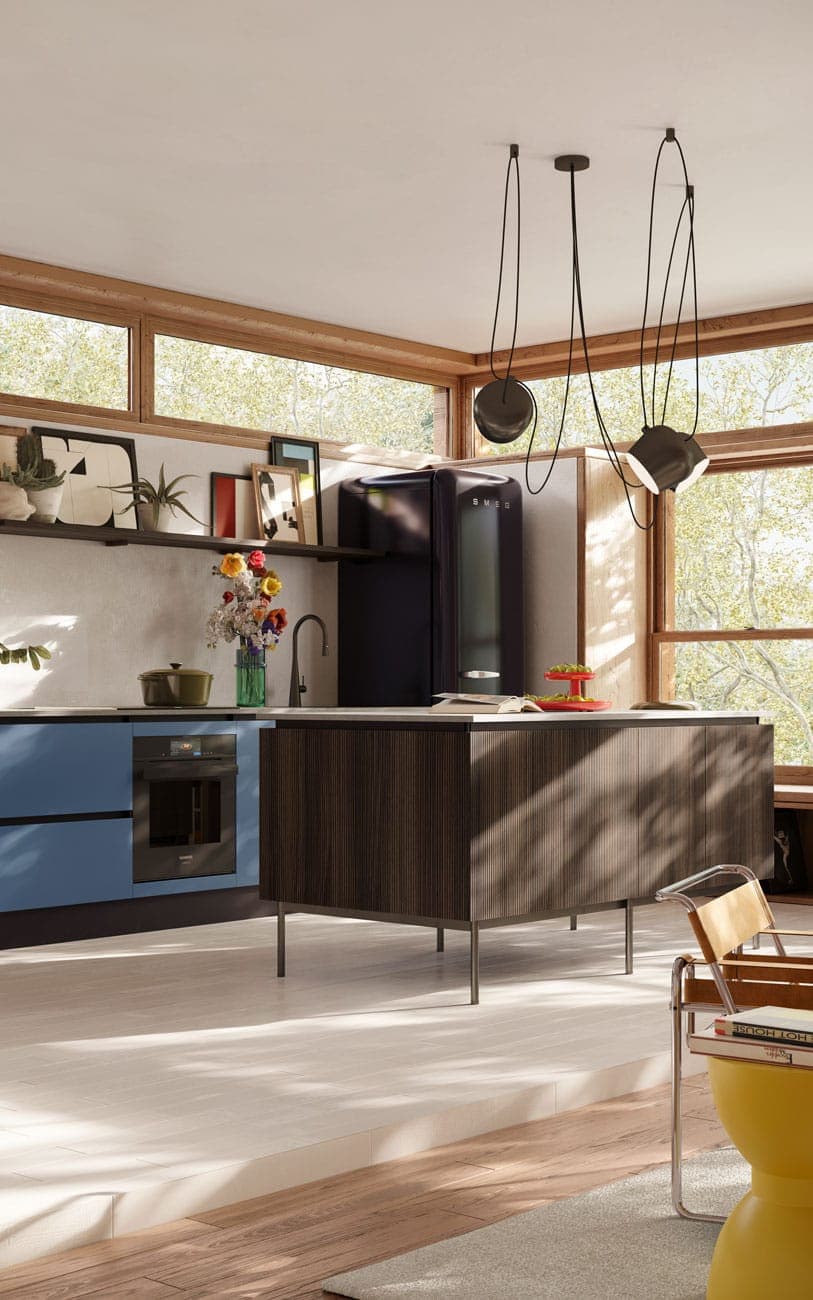 Cucina eclettica con isola — PensareCasa Torino — foto 5