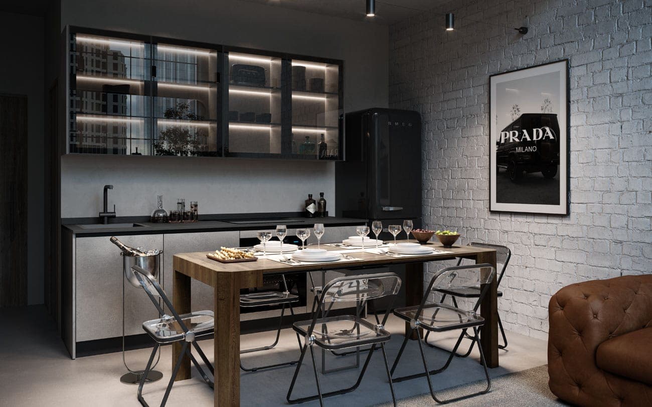 Cucina industrial — PensareCasa Torino — foto 2