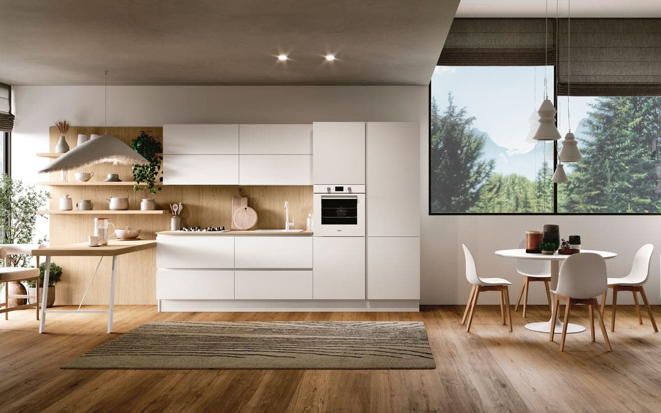 Cucina lineare nordica — PensareCasa Torino