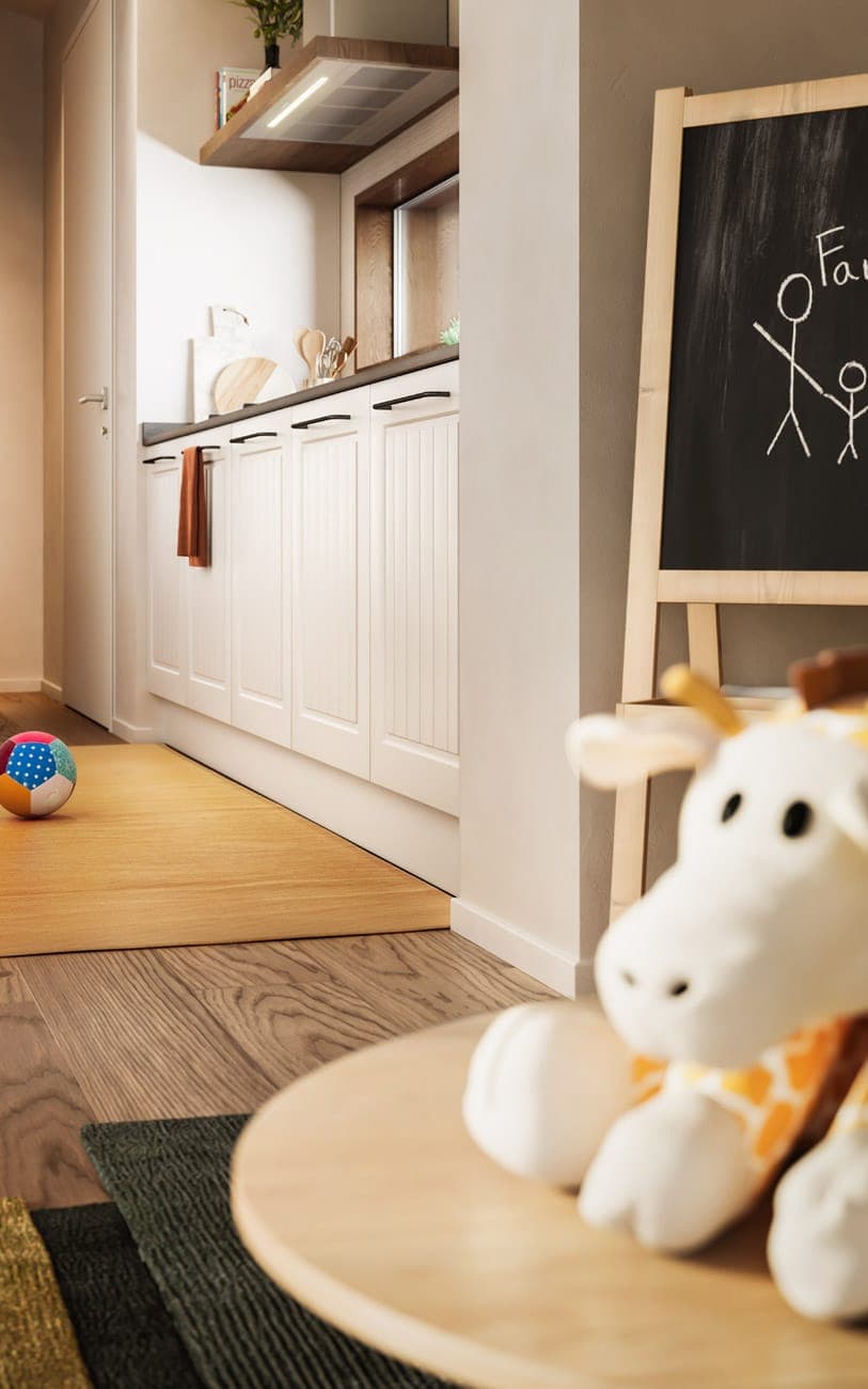 Cucina piccola due lati — PensareCasa Torino — foto 6