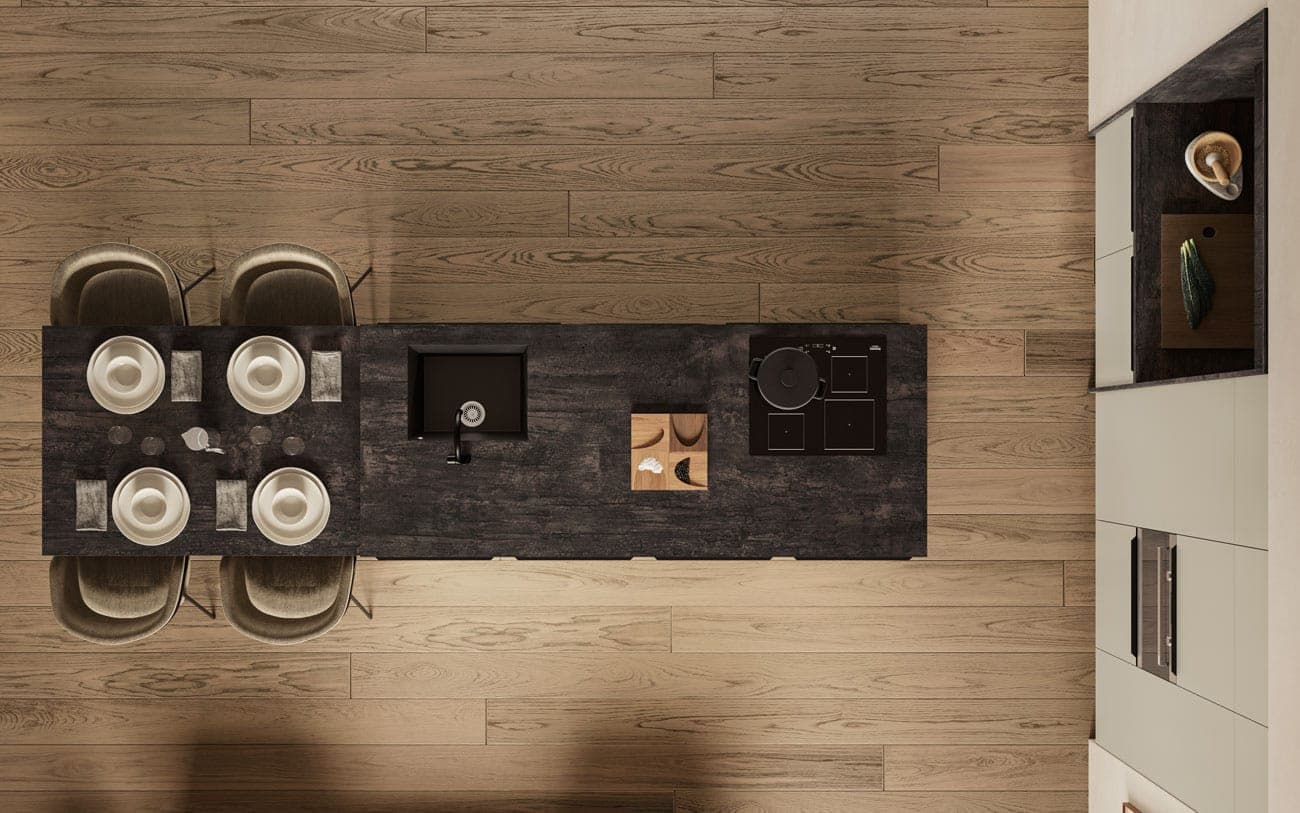 Cucina luxury con isola — PensareCasa Torino — foto 3