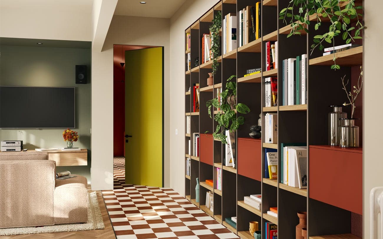 Libreria in mattone — PensareCasa Torino