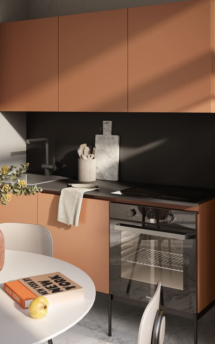 Cucina lineare eclettica — PensareCasa Torino — foto 2