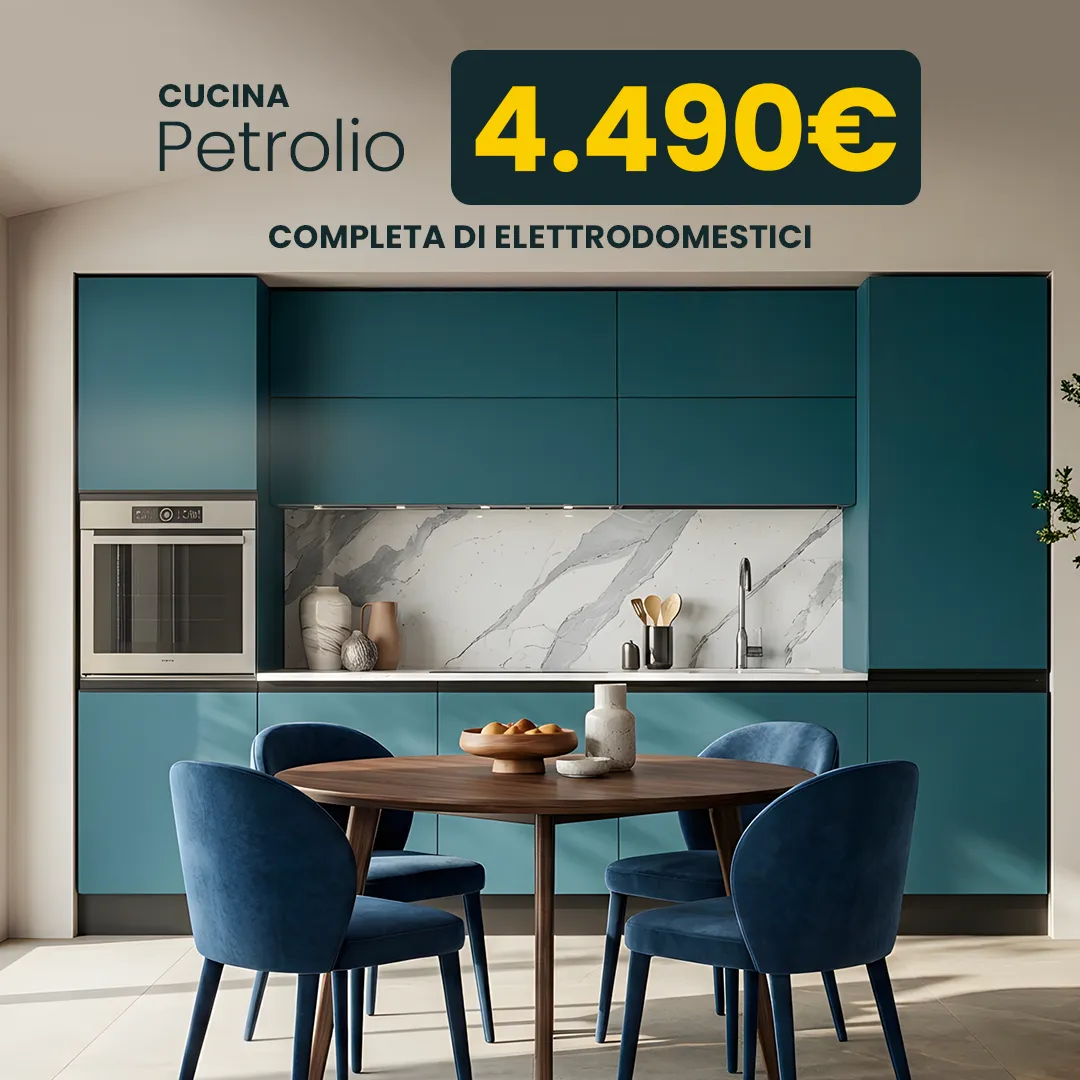 Cucina petrolio in promozione — PensareCasa Torino