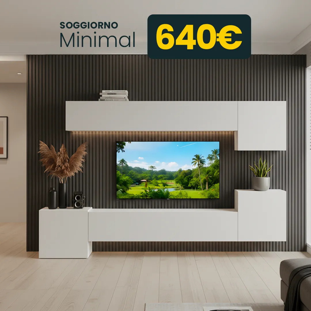 Soggiorno componibile in promozione — PensareCasa Torino