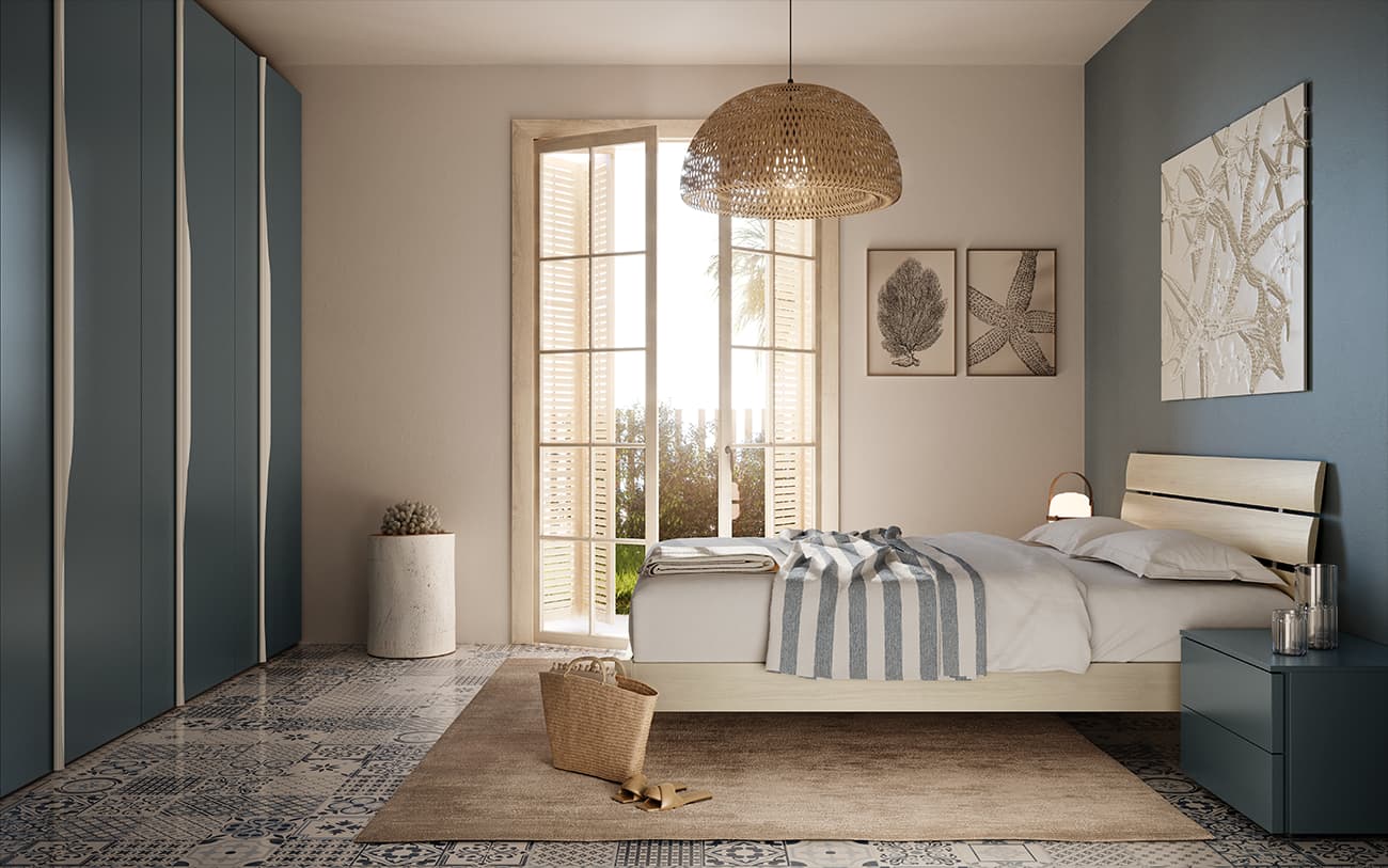 Letto Reflex in essenza legno Bianco Altea — PensareCasa