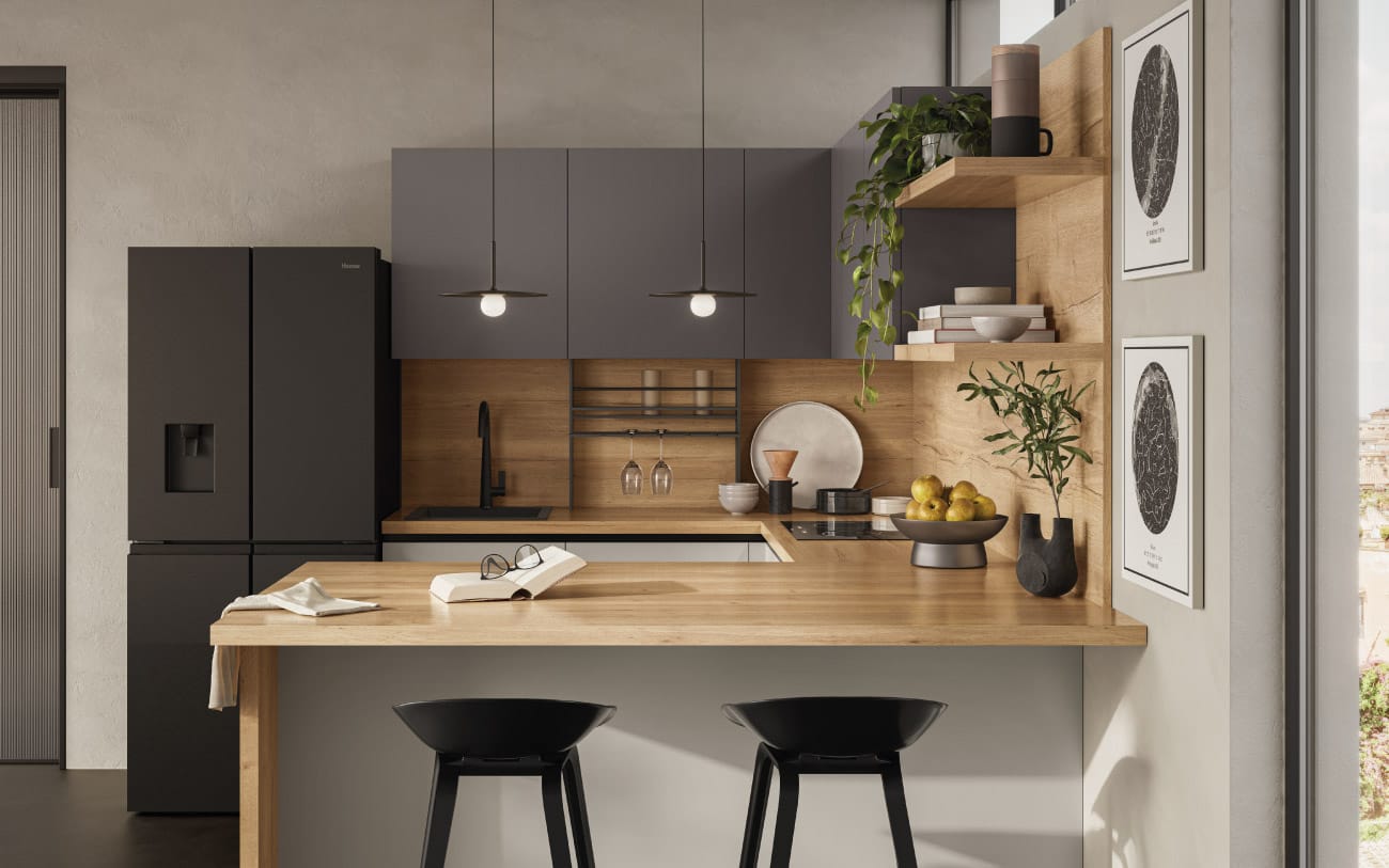Cucina con penisola Torino